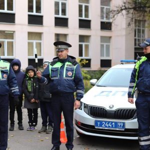 На юго-западе столицы в школе состоялся праздник по ПДД