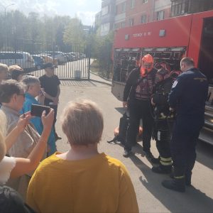 Огнеборцы рассказали жителям, что такое пожар на самом деле