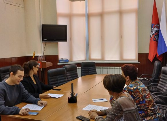 Глава муниципального округа провела встречу с Молодой гвардией ЕР
